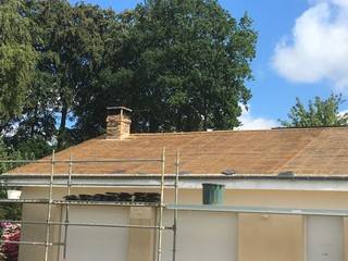 Couverture d'une maison en ardoise naturel d'Espagne Région de Fécamp proche de Cany-Barville