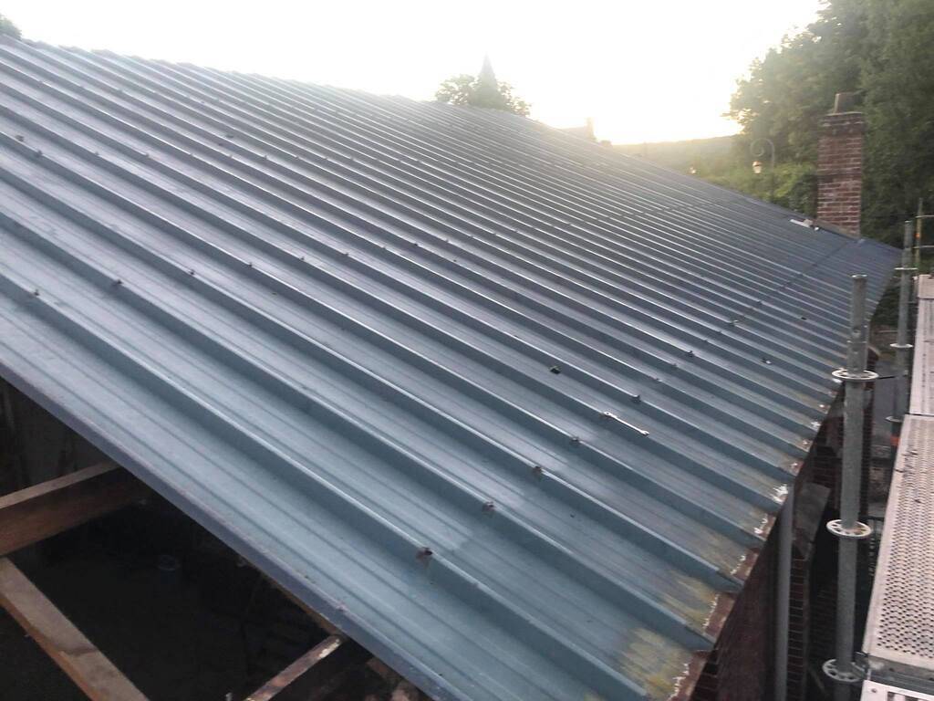 Changement de la couverture bac acier proche de Fécamp en Seine-Maritime 76