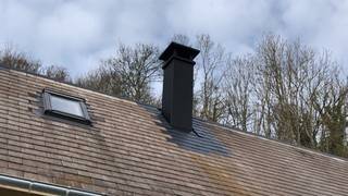 Rénovation d'une souche de cheminée extérieure en 