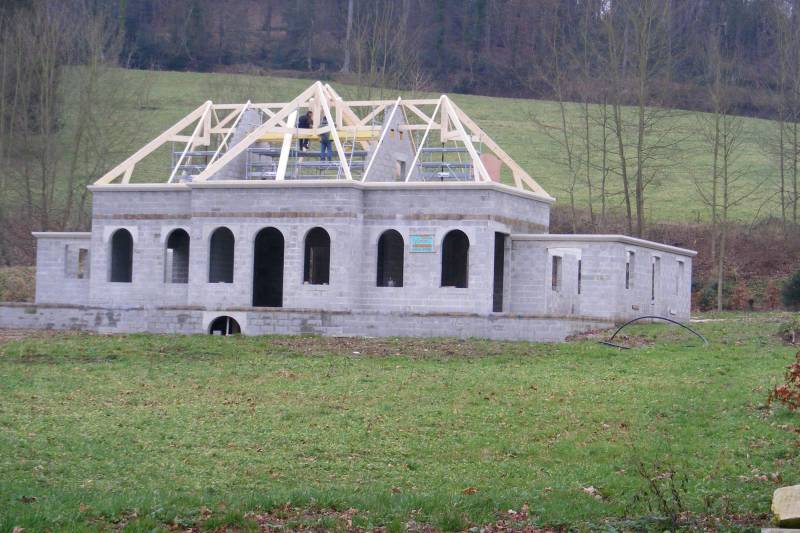 Belle maison particulière à étage réalisé par la SARL LEPLAY en Normandie à Valmont proche Yvetot